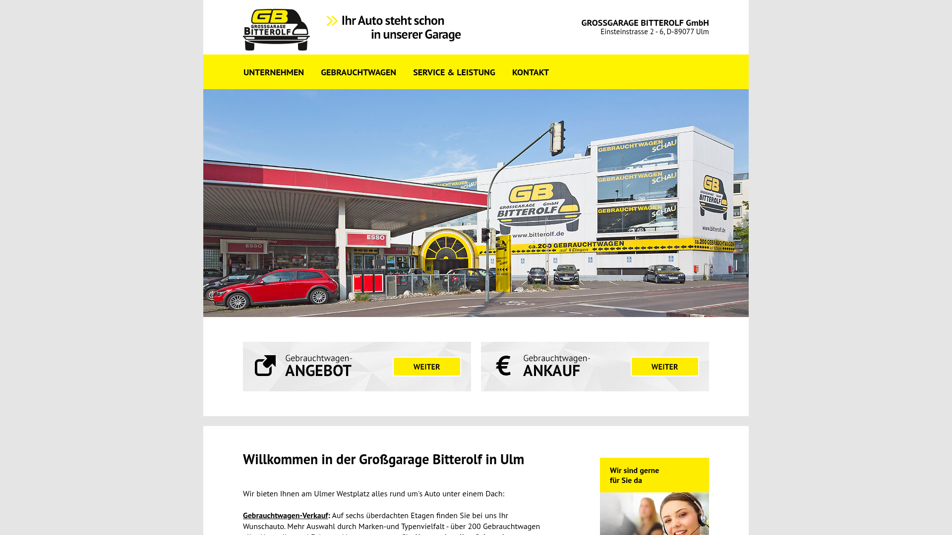 4. Bitterolf Großgarage Ulm Homepage